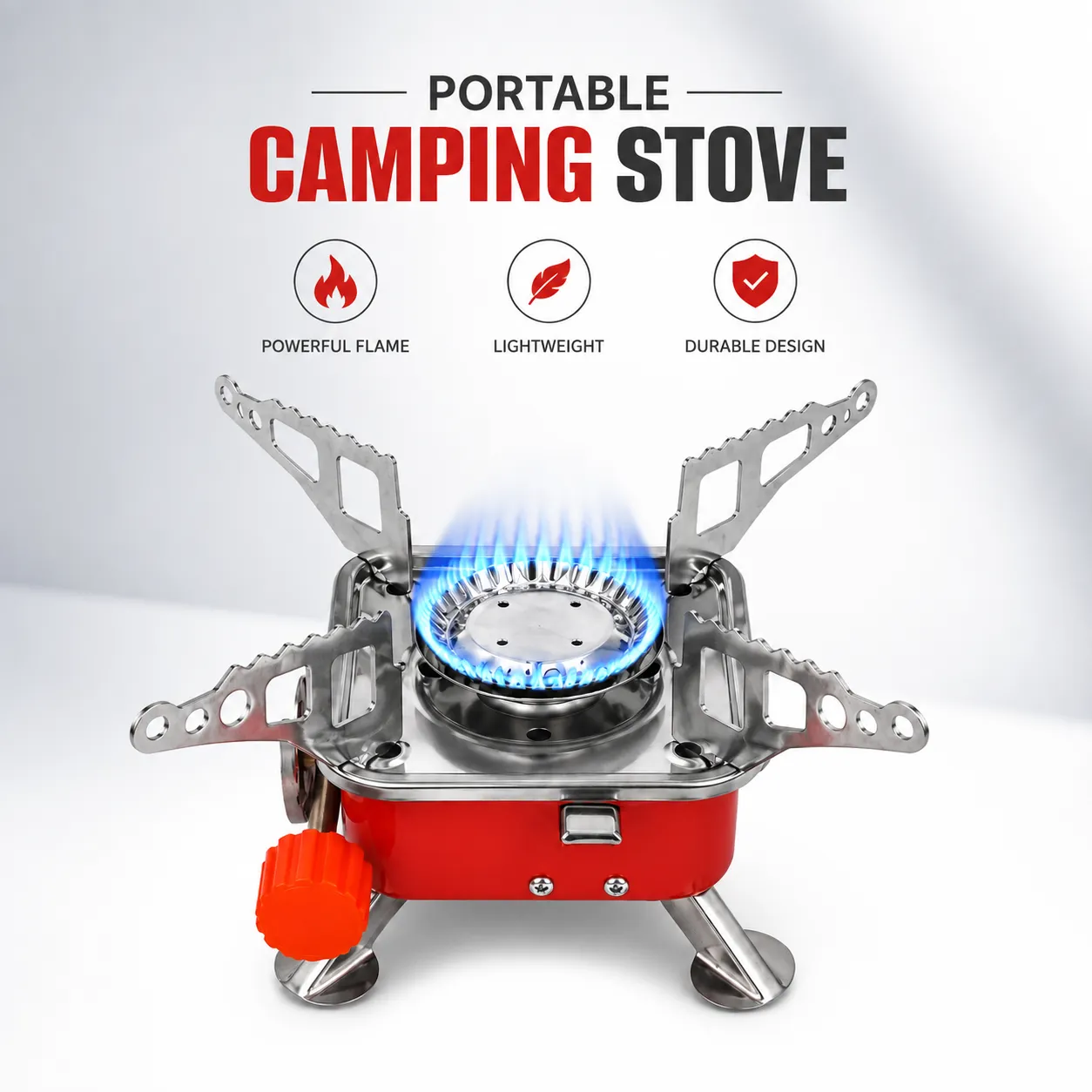 Kovar K-202 Portable Card Type Stove Price in Bangladesh – Lightweight Outdoor Camping Gas Stove with Auto Fire & Compact Design