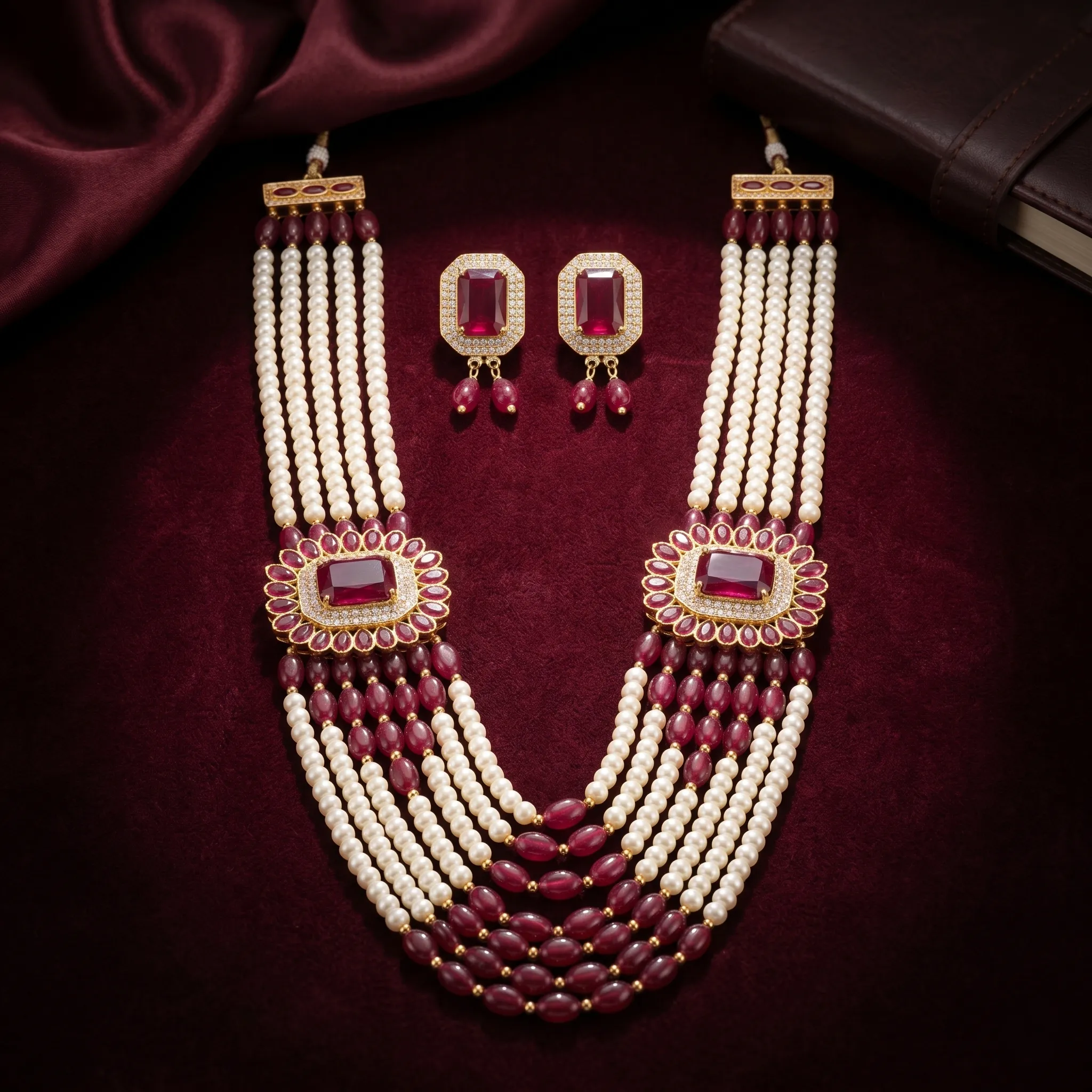 Necklace Set with Earrings for Women