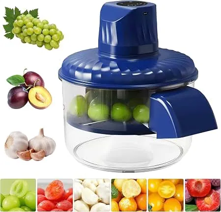 Automatic Electric Grape & Plum Fruit Peeler – Portable Wireless Rechargeable Household Vegetable & Fruit Peeling Machine (PP+PC Material, Non-Stick)
