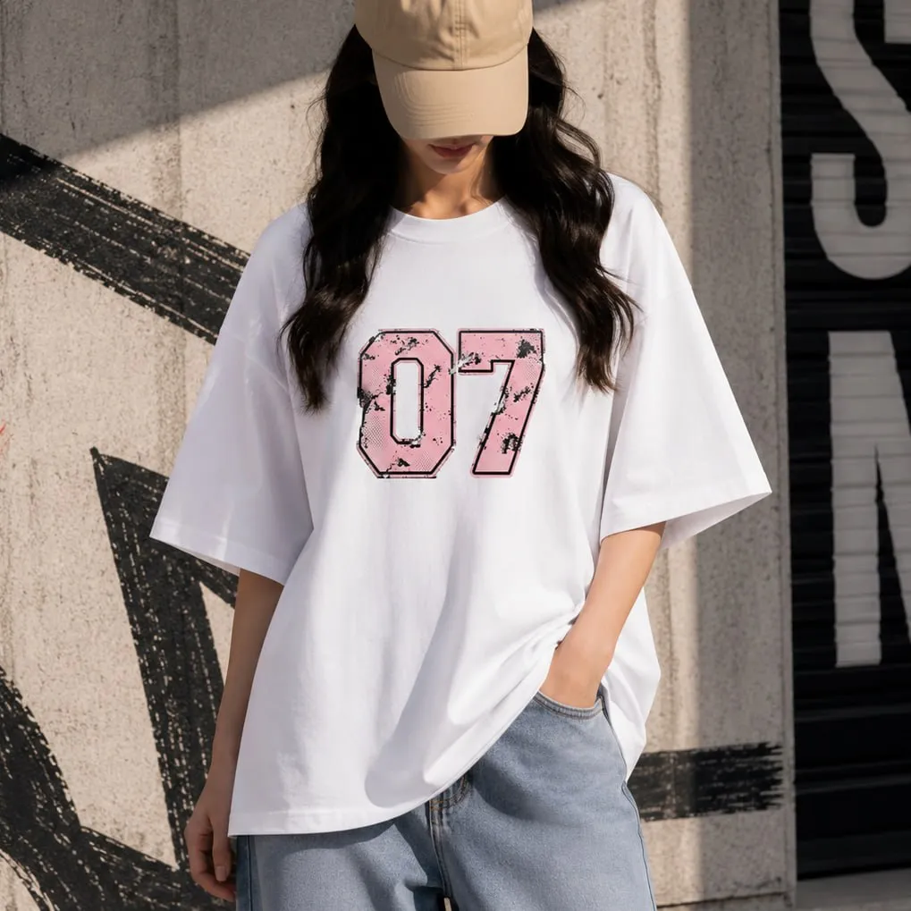 Premium Drop Shoulder T-Shirt for Women |Trendy Print Oversized Tee | Summer Friendly