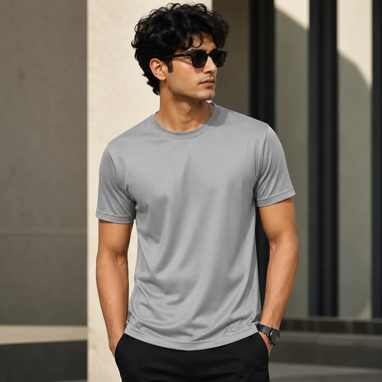 Premium Ash Jersey T-Shirt – Lightweight & Breathable